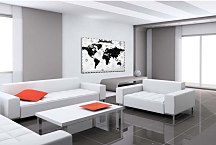 Obraz Vintage mapa sveta zs29128