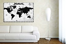 Obraz Vintage mapa sveta zs29128