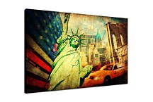 Vintage obraz New york koláž zs29423