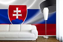 Tapeta Vlajka Slovensko 29297 - vliesová