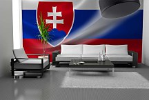 Tapeta Vlajka Slovensko 29297 - samolepiaca