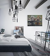 Brown Louise obraz - Two Moos WDC100102