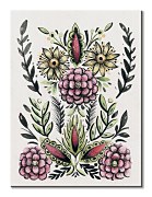 Folk Floral II - obraz na plátne Colville Amanda WDC100127