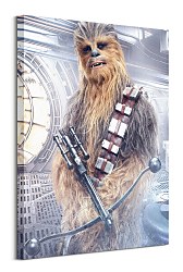Star Wars: The Last Jedi (Chewbacca Bowcaster) - obraz na plátne WDC100177