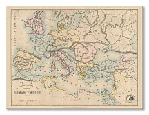 Obraz Mapa Rímske Impérium rok 1879 - WDC100336