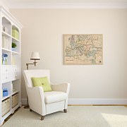 Obraz Mapa Rímske Impérium rok 1879 - WDC100336