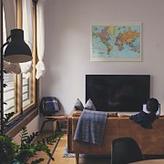 Obraz Historická mapa sveta z roku 1920, Stanfords WDC100341