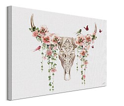 Obraz v štýle BOHO Floral Skull - Thornton Summer WDC100382