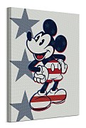 Disney obraz do detskej izby Mickey Mouse Retro Stars n\' Stripes WDC100473