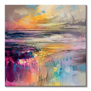 Obraz abstraktný do spálne Liquid Reflections - Naismith Scott WDC101166