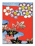 Vintage Japanese Flowers - obraz Piddix WDC92916