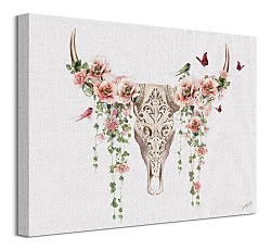 Floral Skull - obraz BOHO štýl Thornton Summer WDC92964