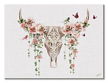 Floral Skull - obraz BOHO štýl Thornton Summer WDC92964