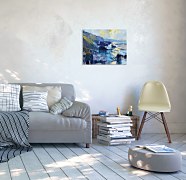 Tregardock Beach, December - Obraz na płótnie WDC94478