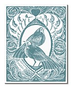 Love Birds - Blue - Obraz  WDC94683