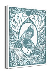 Love Birds - Blue - Obraz  WDC94683