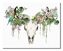 Obraz na plátne Thornton Summer Tropical Skull WDC94759