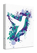 Art studio obraz - Splatter Silhouette Hummingbird WDC94783