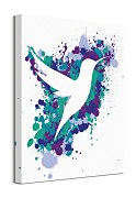 Art studio obraz - Splatter Silhouette Hummingbird WDC94783