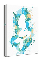 Art studio obraz na stenu - Splatter Silhouette Mermaid WDC94784