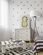 Art studio Obraz na plátne - Splatter Silhouette Pineapple WDC94785