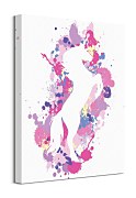Splatter Silhouette Unicorn - obraz na stenu Art studio WDC94787