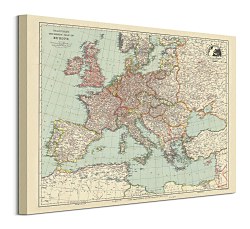 Obraz Mapa Európy Stanfords 1928 WDC94820