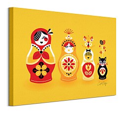 Obraz Ruské matriošky - Coquillette Cat WDC94849
