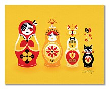 Obraz Ruské matriošky - Coquillette Cat WDC94849
