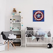 Marvel (Captain America Shield Collage) - Obraz WDC95433