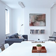 Abstraktný obraz do obývačky Oriental Blush - Barker Soozy WDC96368