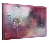 Fialový obraz Abstrakcia - Barker Soozy WDC96369