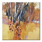 Forsey Chris - Teasels and Birches - obraz WDC97182