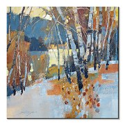 Obraz Forsey Chris - Birch, Frost and Winter Lake WDC97183