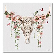 Interiér Boho chic - Obraz Floral Skull , Thornton SummerWDC97210