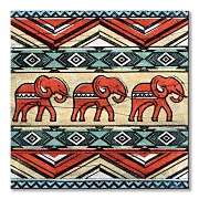 Obraz Tribal Elephants - Goodman Barry WDC97215