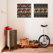 Obraz Tribal Elephants - Goodman Barry WDC97215