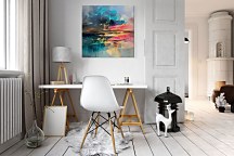 Štýlový obraz do interiéru Dissolving Shoreline WDC98330