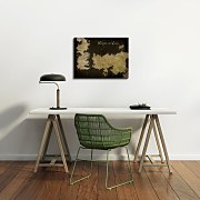 Game of Thrones (Westeros and Essos Antique Map) - Obraz WDC92471