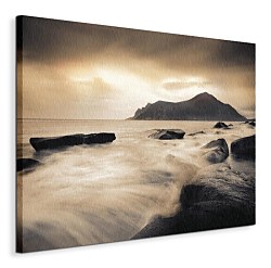 Sepia Sea, Lofoten Islands - Obraz WDC44597