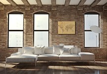 World Map (Vintage Style) - Obraz  WDC90058