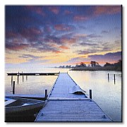 Wschód słońca - Obraz na płótnie CKS0260