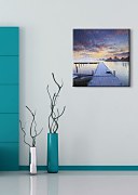 Wschód słońca - Obraz na płótnie CKS0260