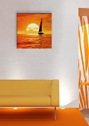 Plachtenie pri západe slnka - Obraz CKS0116