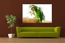 Obraz Zelený Papagáj 29354