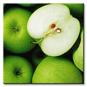Zelené jablká Obraz CKS0289