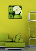 Zelené jablká Obraz CKS0289