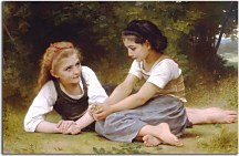 Reprodukcie Bouguereau - The Nut Gatherers zs10167