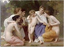 Reprodukcie Bouguereau - Ladmiration zs10168