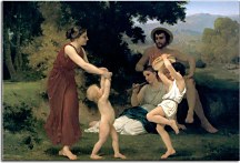 Obraz - Bouguereau - The Pastoral Recreation zs10172